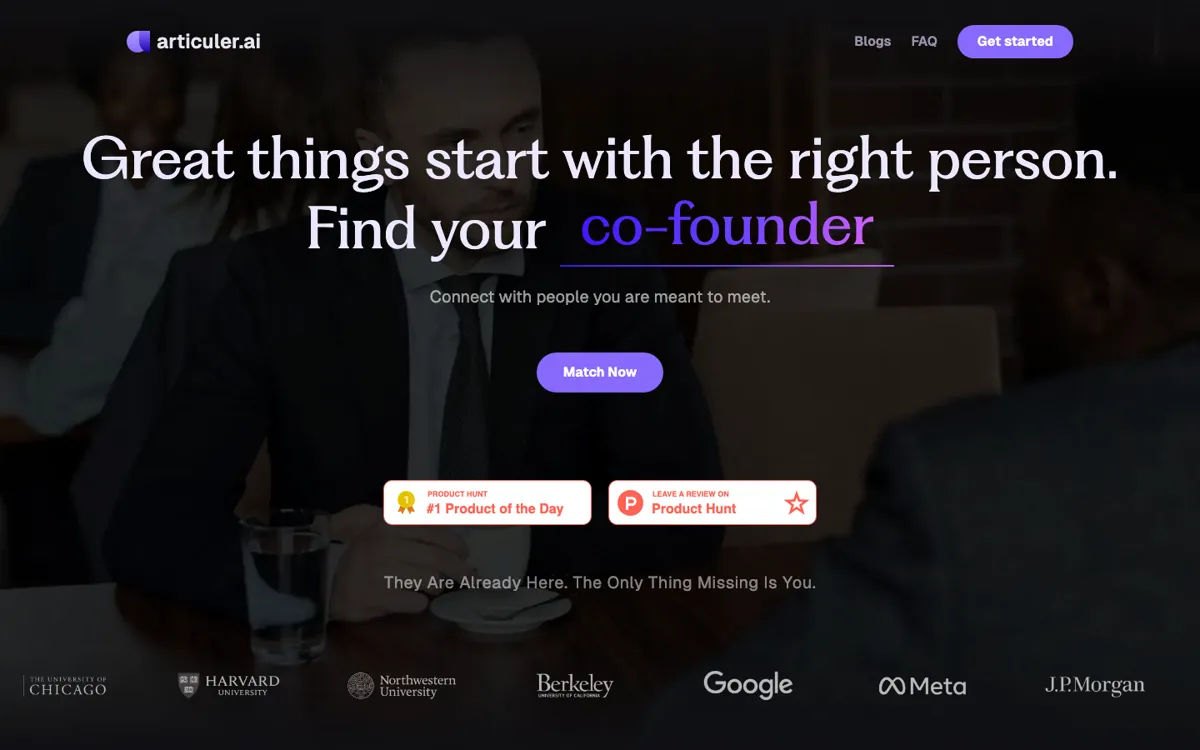 Articuler AI official website and landing page preview