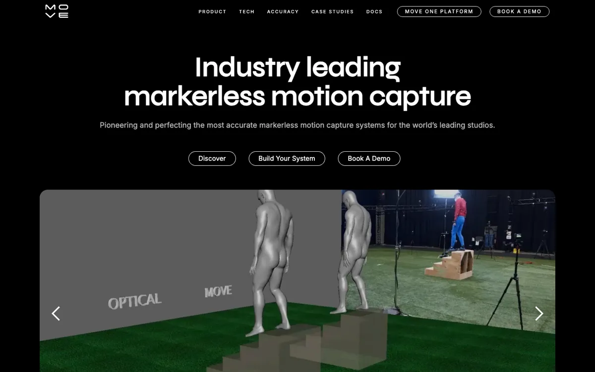 Move AI official website and landing page preview