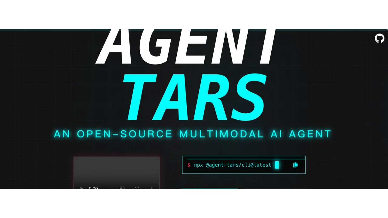 UI-TARS Desktop official website and landing page preview